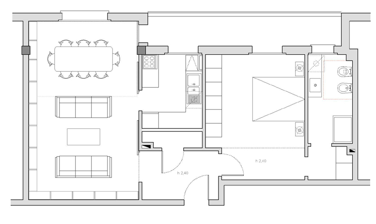 RP studio - Calzolari, Filippucci, Fiorini — casa P