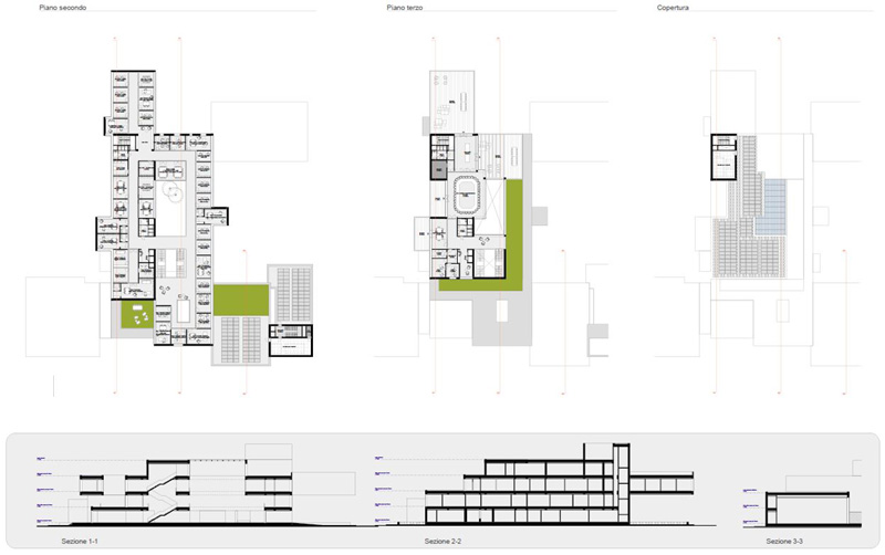 RP studio - Calzolari, Filippucci, Fiorini — Coop Reno Headquarters